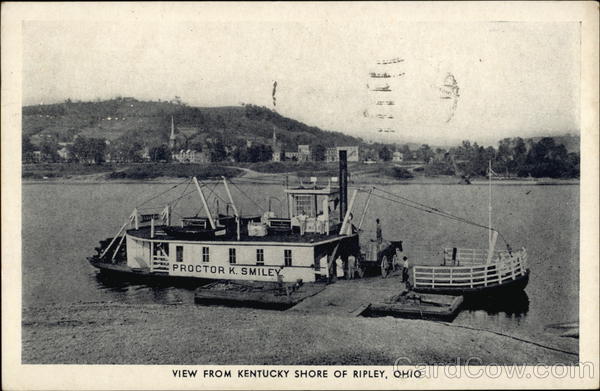 View from Kentucky Shore Ripley Ohio