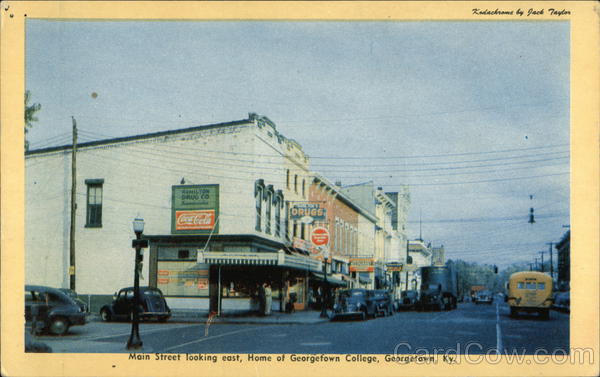 Main Street, Looking East Georgetown Kentucky
