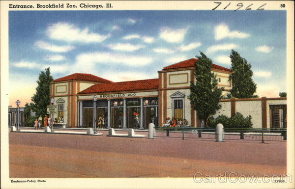 Brookfield Zoo - Entrance Chicago Illinois