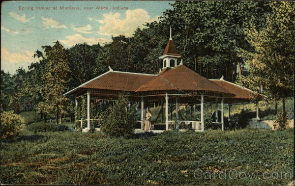 Spring House at Mudlavia Attica Indiana