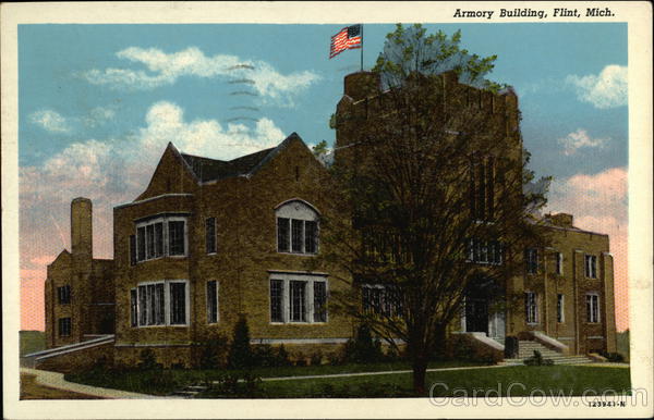 Armory Building Flint Michigan