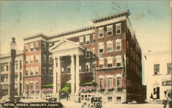 Street View of Hotel Green Danbury, CT Postcard Postcard