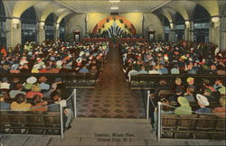 Interior, Music Pier Ocean City, NJ Postcard Postcard