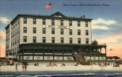 Hotel Vesper - Directly on the Sea Wall - Modern Sprinkler System Old Orchard Beach, ME Postcard Postcard