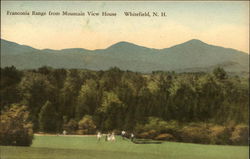 Franconia Range from Mountain View House Postcard