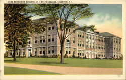 Home Economics Building, Rhode Island State College Postcard