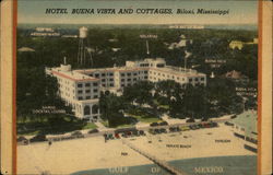 Hotel Buena Vista and Cottages Biloxi, MS Postcard Postcard