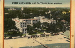 Hotel Buena Vista and Cottages Biloxi, MS Postcard Postcard