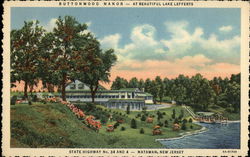 The Buttonwood Manor, Lake Lefferts Postcard