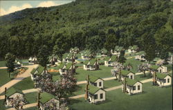 English Village West, Indian Head Franconia Notch, NH Postcard Postcard