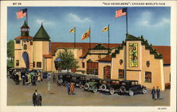 Old Heidelberg Restaurant 1933 Chicago World Fair Postcard Postcard