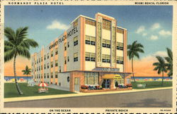 Normandy Plaza Hotel Postcard