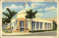 Miami Beach Federal Savings and Loan Association Postcard