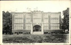 Science Hall, Otterbein College Westerville, OH Postcard Postcard