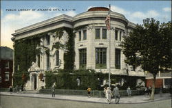 Public Library Postcard