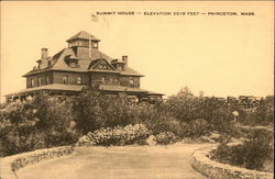 Summit House Princeton, MA Postcard Postcard