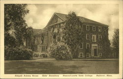 Massachusetts State College - Abigail Adams House Amherst, MA Postcard Postcard