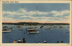 Boats on the Water at Onset Bay Postcard