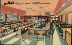 Wolfie's Restaurant & Sandwich Shops Miami Beach, FL Postcard Postcard