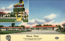 Hiland Motel Fort Thomas, KY Postcard Postcard