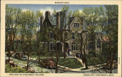 Our Lady of Cincinnati College - McAuley Hall Postcard