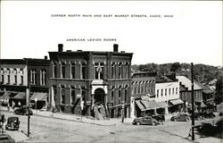 American Legion Rooms - Corner North Main and East Market Streets Cadiz, OH Postcard Postcard