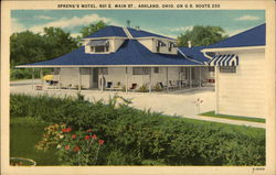 Spreng's Motel Postcard