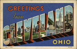 Greetings from Ohio Postcard