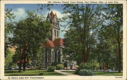Ottawa County Court House Port Clinton, OH Postcard Postcard