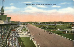 Lotonia Race Track Kentucky Postcard Postcard