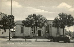 U.S. Post Office Eaton, OH Postcard Postcard