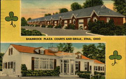 Shamrock Plaza Courts and Grille Etna, OH Postcard Postcard