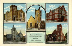 Protestant Churches Postcard
