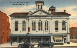 Charles Washington Hall Charles Town, WV Postcard Postcard