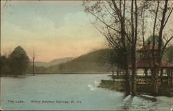 The Lake White Sulphur Springs, WV Postcard Postcard