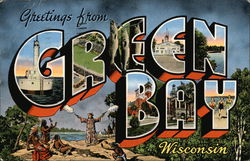 Greetings from Green Bay Postcard