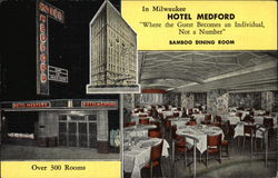 Hotel Medford Milwaukee, WI Postcard Postcard