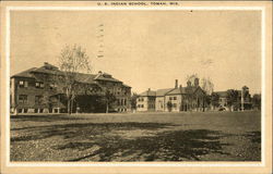 U.S. Indian School Postcard