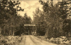 Camp Nicolet for Girls, Nicolet National Forest Postcard