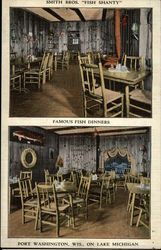 Smith Bros. Fish Shanty Restaurant Port Washington, WI Postcard Postcard