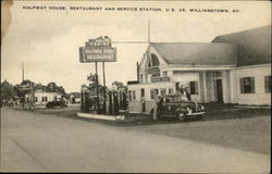 Halfway House, Restaurant and Service Station Williamstown, KY Postcard Postcard