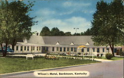 Wilson's Motel Bardstown, KY Postcard 