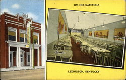 Jim Nix Cafeteria Postcard