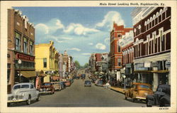 Main Street Looking North Hopkinsville, KY Postcard Postcard
