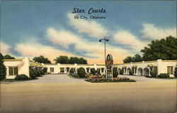 Star Courts Elk City, OK Postcard Postcard