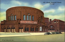 Moody Memorial Church - Founded in 1886 by Dwight L Moody Postcard