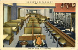 Drake's Restaurant Chicago, IL Postcard Postcard