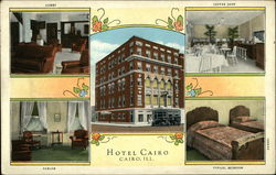 Hotel Cairo Illinois Postcard Postcard
