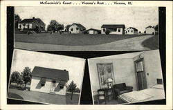 McCormick's Court Cottages Vienna, IL Postcard Postcard