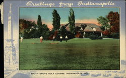 Greetings - South Grove Golf Course Postcard